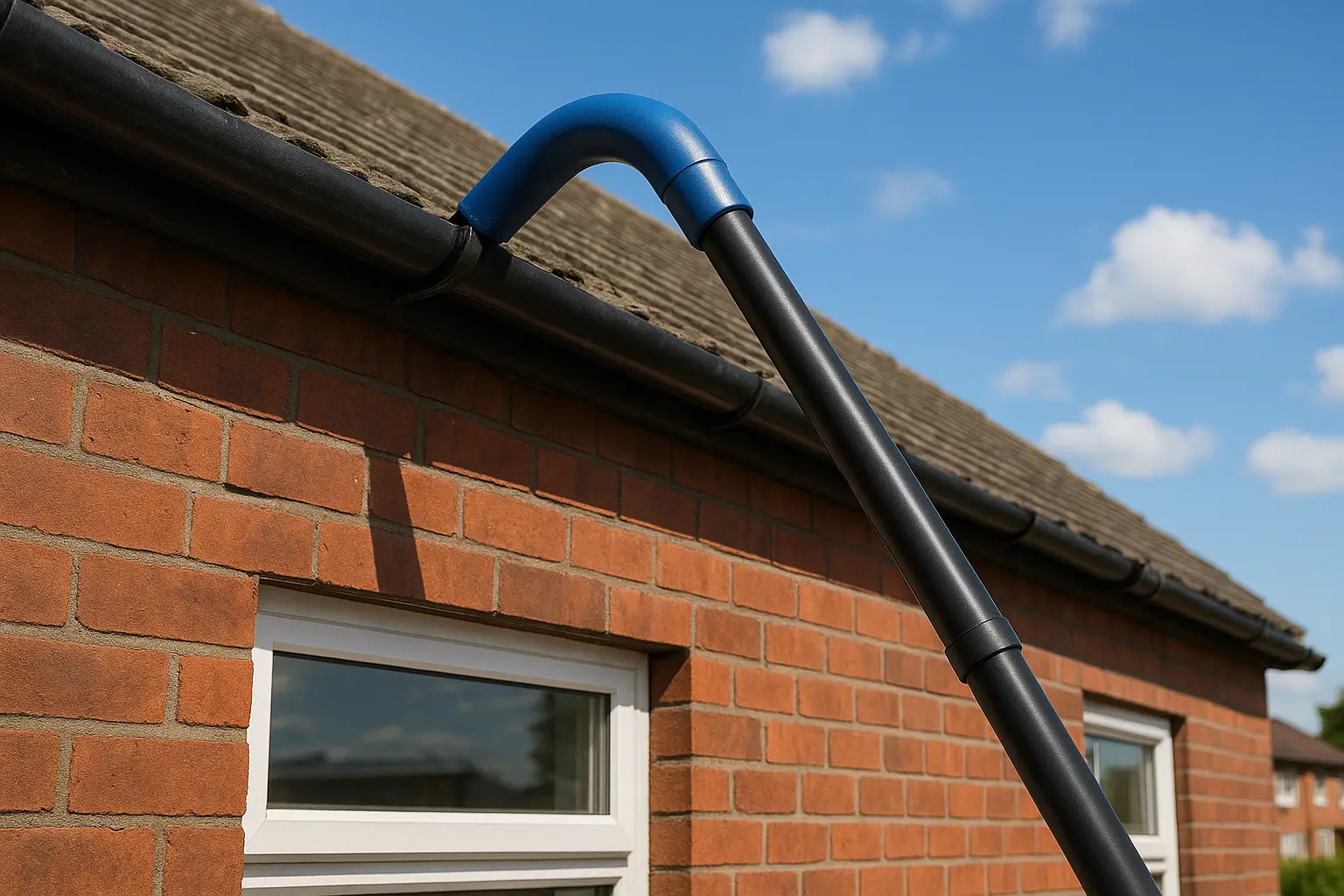 Gutter cleaning vacuum